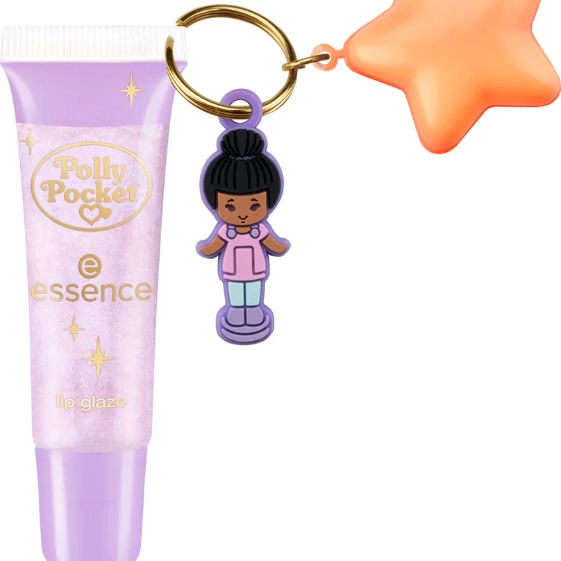 essence Polly Pocket Läppglans med glitter Skugga 01 90's Girl 10 ml