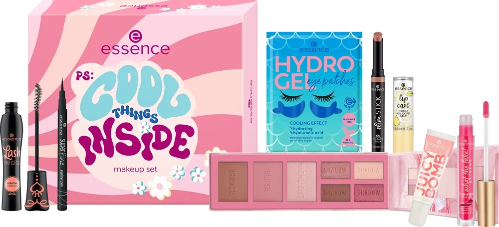 essence PS: cool things inside makeup set lahjasetti naisille