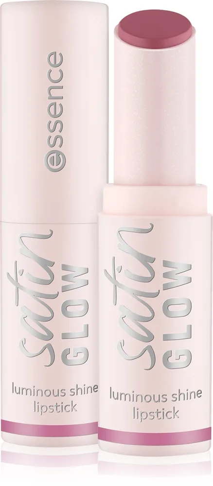 essence satin GLOW luminous shine lipstick Læbestift