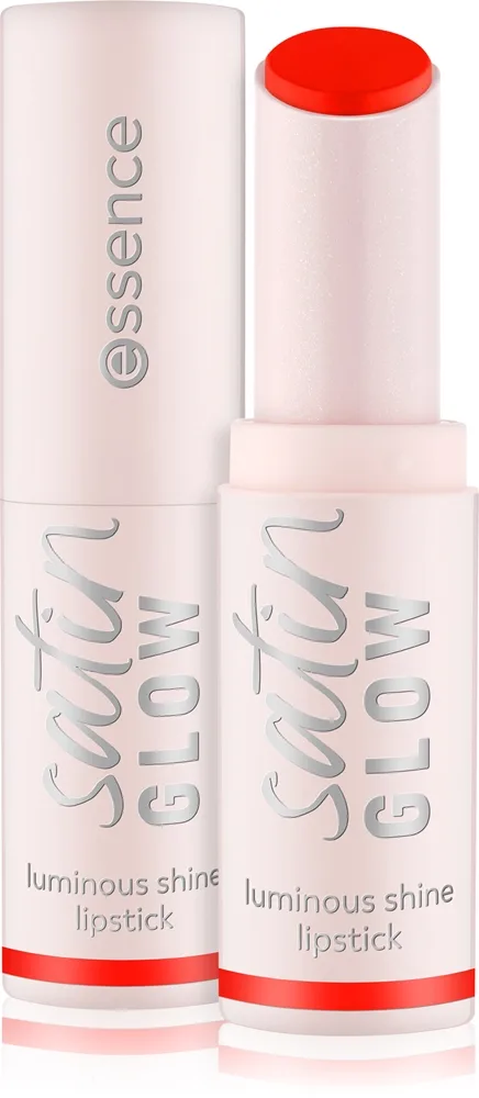 essence satin GLOW luminous shine lipstick Huulipuna