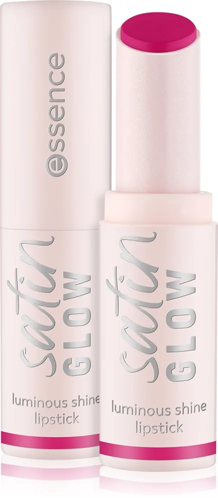 essence satin GLOW Cremet læbestift med satin finish Skygge 08 Fuchsionista 3.5 g