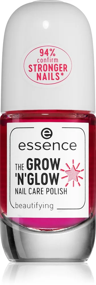 essence The Grow'n Glow Nagellacksförhårdare 8 ml