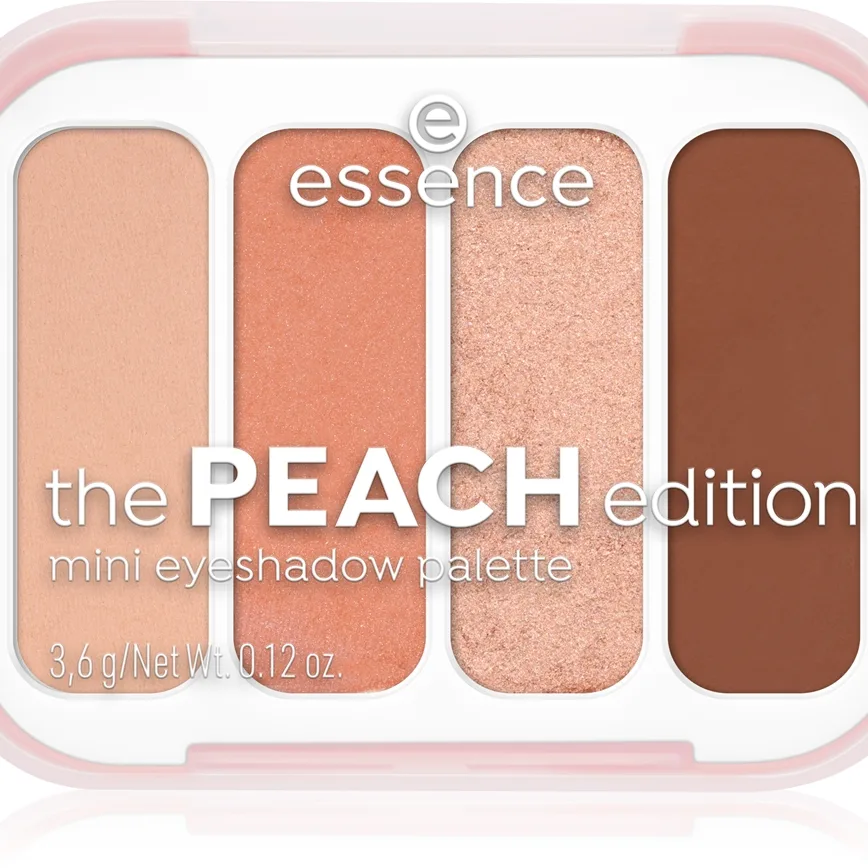 essence The Peach Edition luomiväripaletti mini 3.6 g