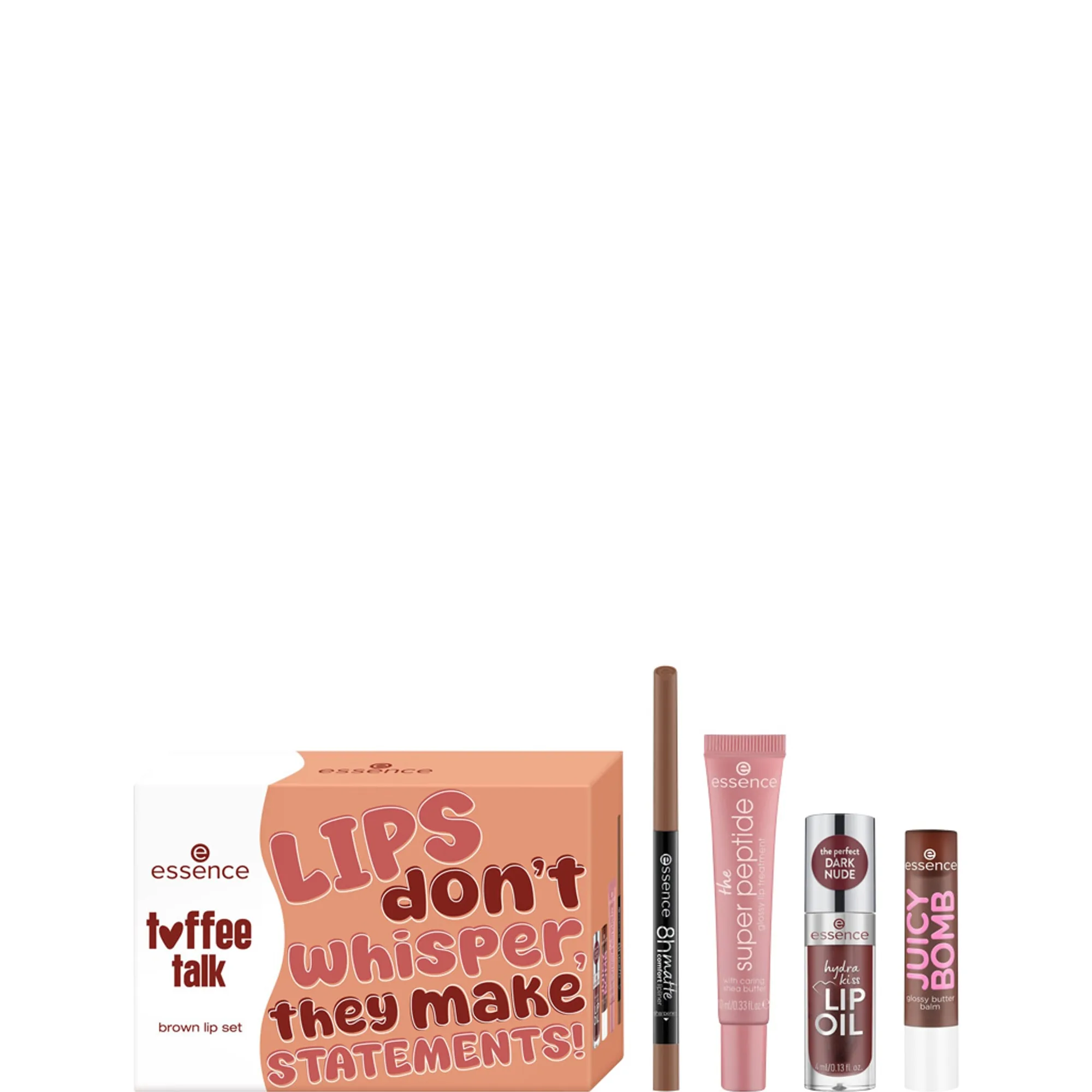 essence toffee talk brown lip set Lip Kits