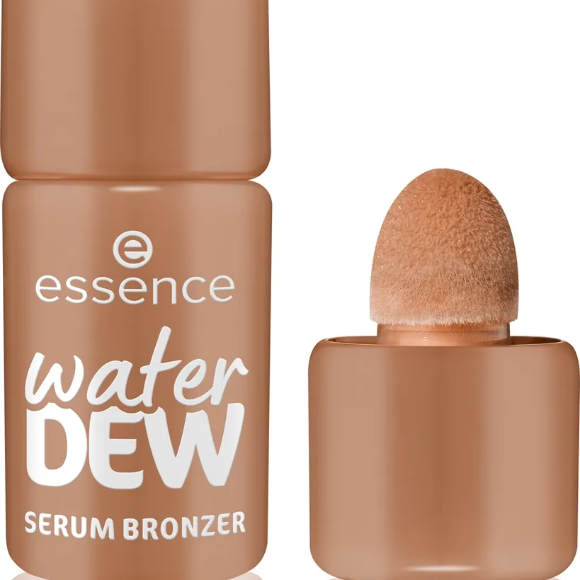 essence water DEW SERUM BRONZER flüssiger Bronzer mit aufhellender Wirkung Farbton 10 Latte Drop 3.5 ml