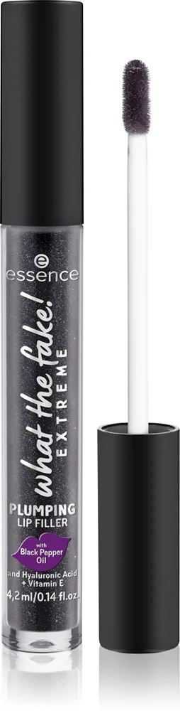 essence WHAT THE FAKE! huulikiilto suurentava vaikutus Pepper Me Up! 4,2 ml