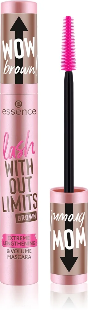 essence Lash Without Limits Extreme Lengthening & Volume Mascara 02 Brown