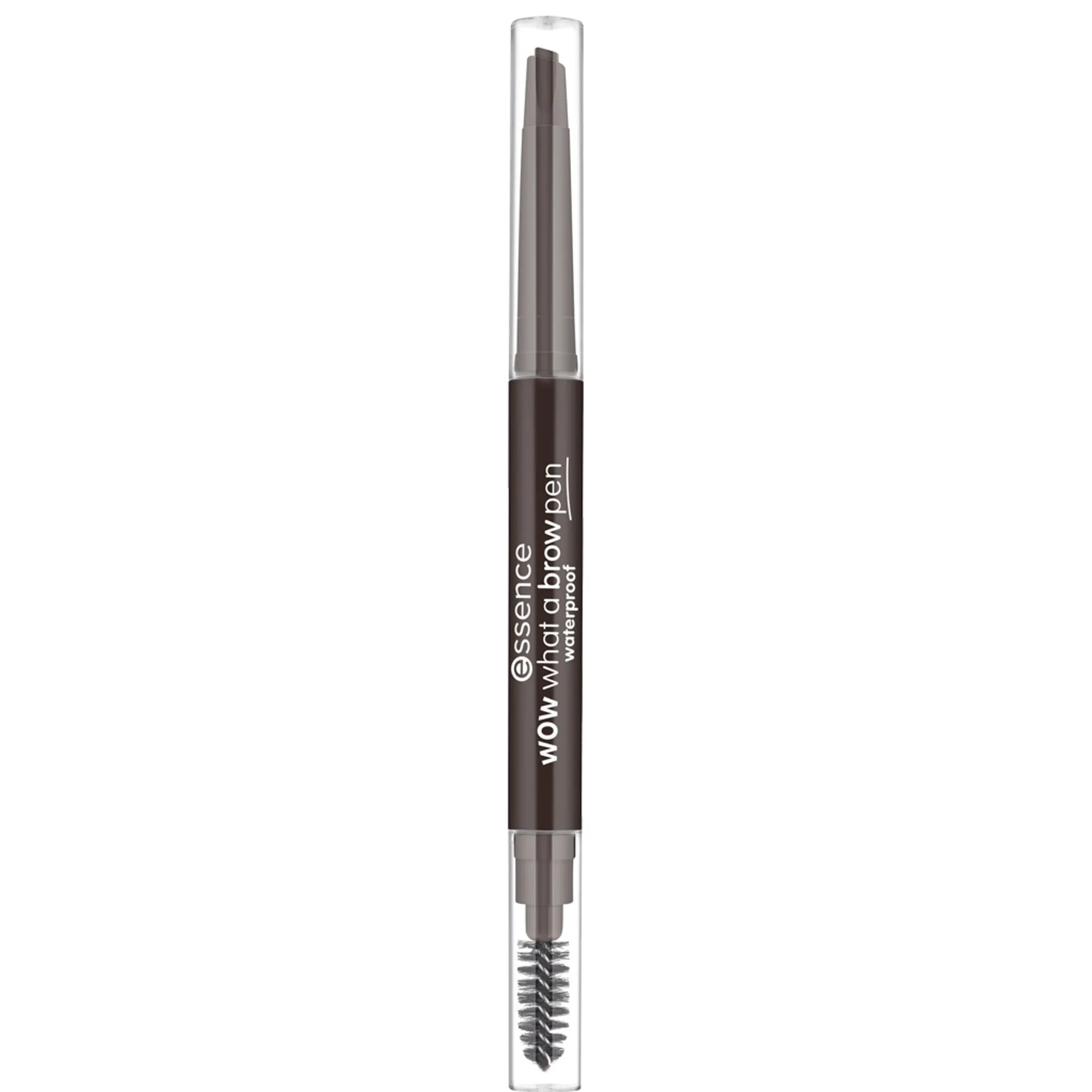 essence WOW What a Brow Ögonbrynspenna med borste Skugga 04 Black-Brown 0,2 g