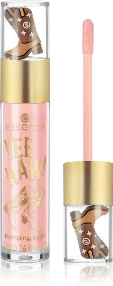 essence YEE HAW! Läppolja Med ökande effekt Skugga 01 Boots On, Carry On! 5 ml