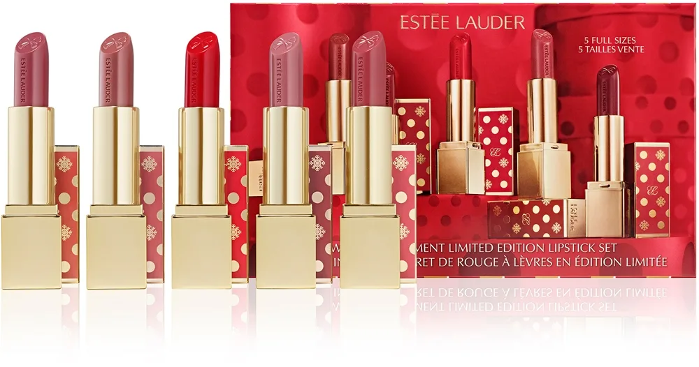 Estée Lauder Holiday Lipstick Set Presentförpackning för läppar Begränsad Edition