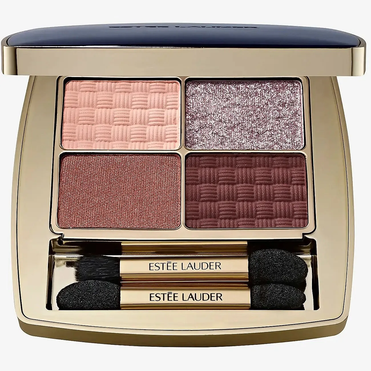 Estée Lauder Pure Color The Essential Eyeshadow Quad Palett för ögonskugga med applikator Skugga Power Brunch 4 g