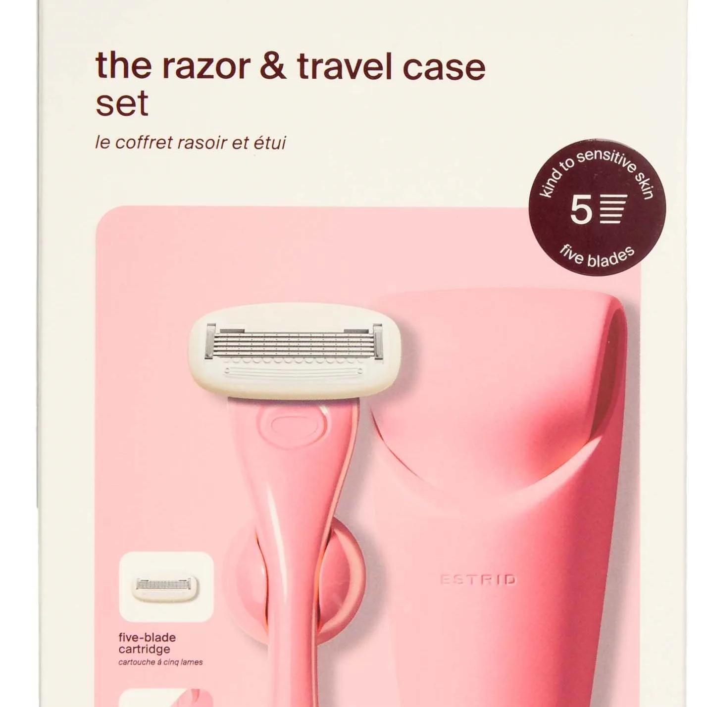 Estrid Razor & Case Set Ribbon