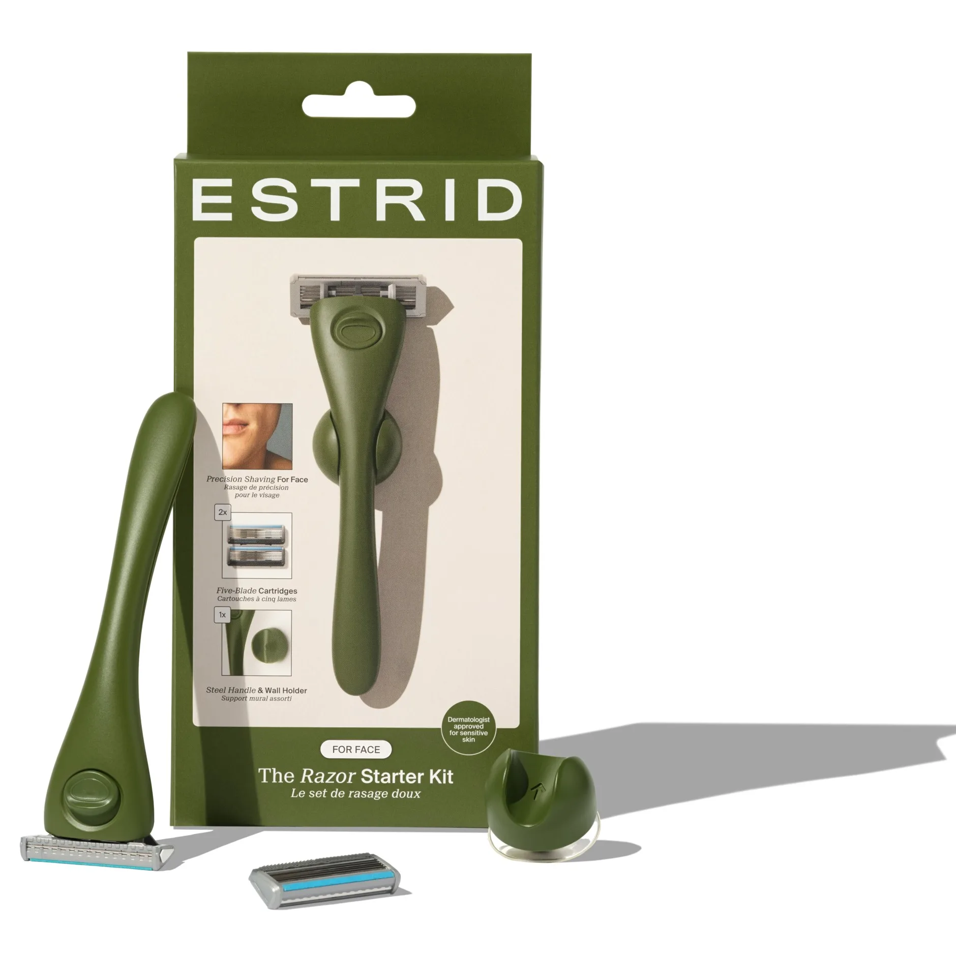 Estrid The Face Razor Starter Kit Moss