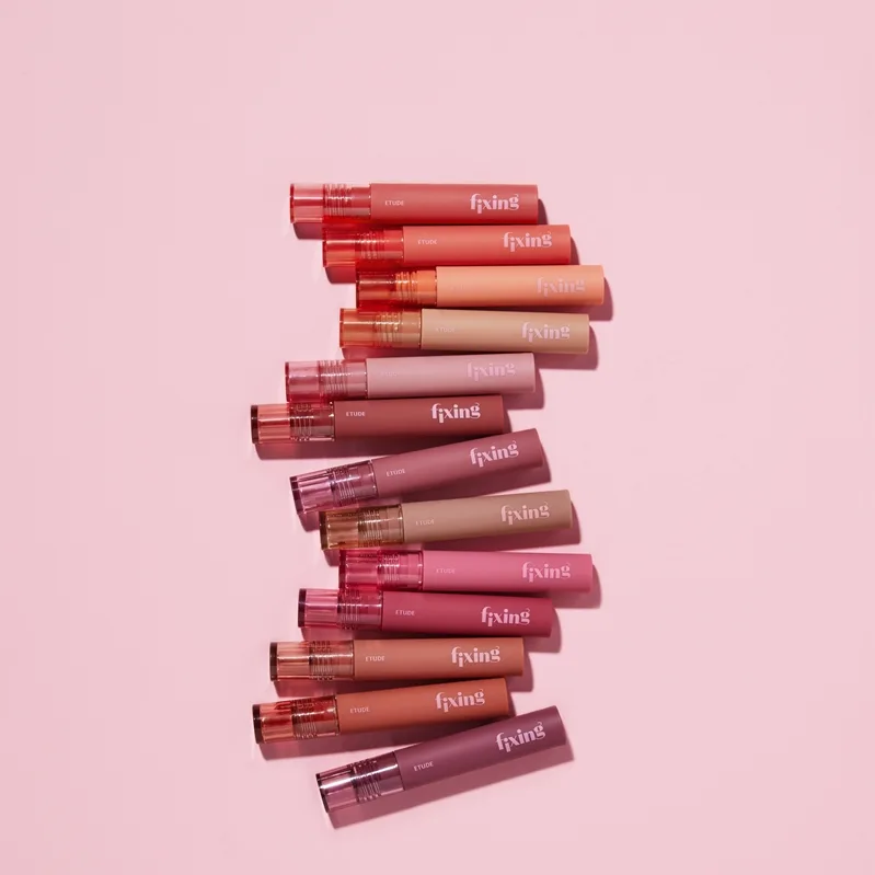 ETUDE Fixing Tint Ultramatt läppstift för långvarigt bruk Skugga #03 Mellow Peach 4 g