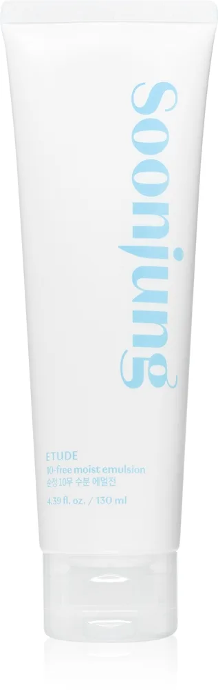 ETUDE SoonJung 10-Free Moist Emulsion Lindrande och fuktgivande emulsion för känslig och irriterad hud 130 ml