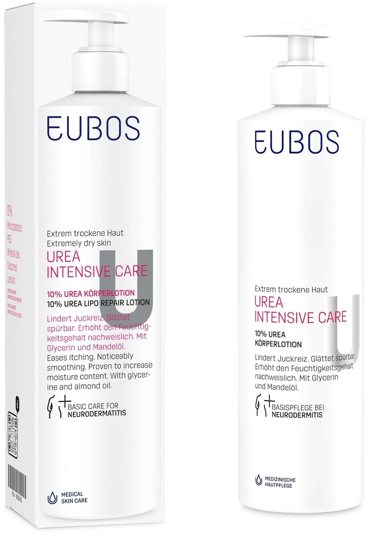 Eubos Urea Intensive Care 10% Körperlotion Dosierspender 400 ml - Bei trockener Haut