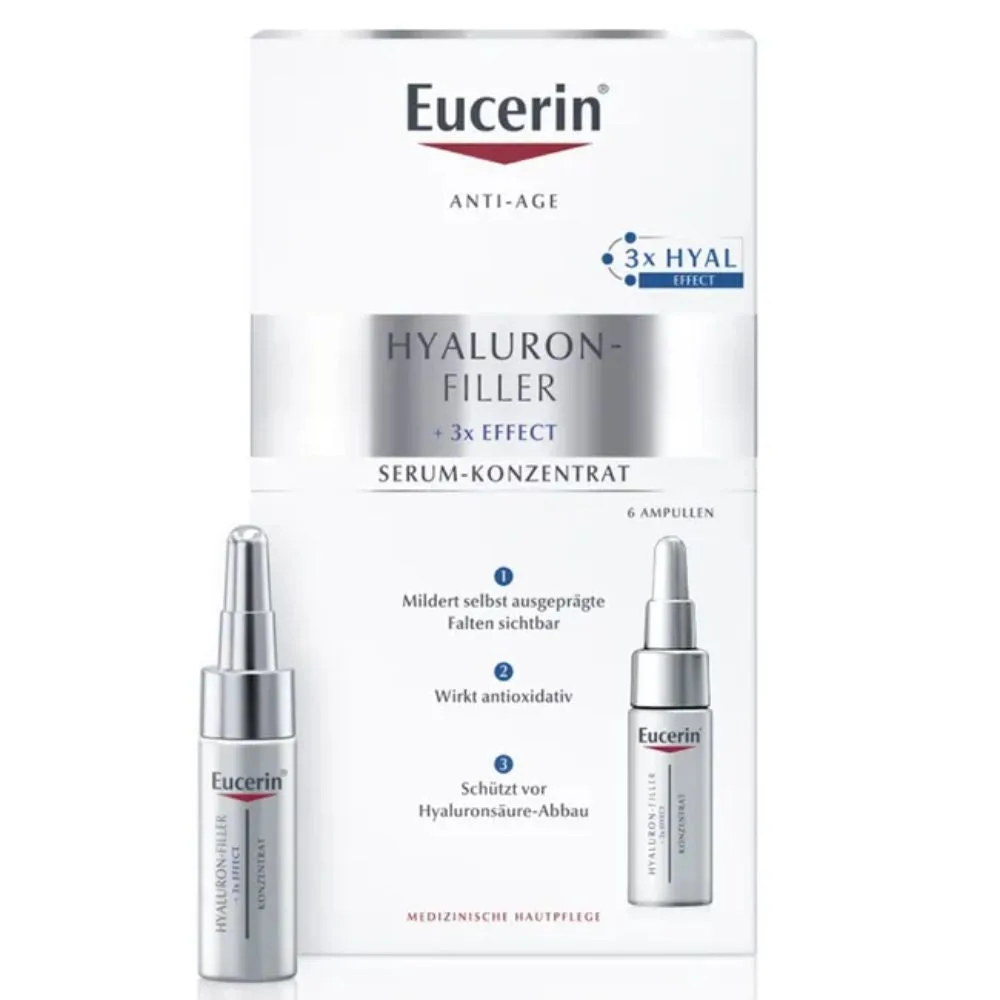 Eucerin Anti-Age Hyaluron-Filler Serum-Konzentrat Ampullen, 6 St. Ampullen