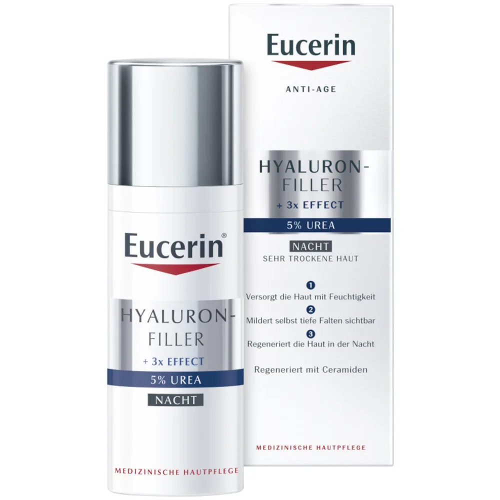 Eucerin Anti Age HYALURONFILLER 5% Urea Nacht Creme 50 ml Creme