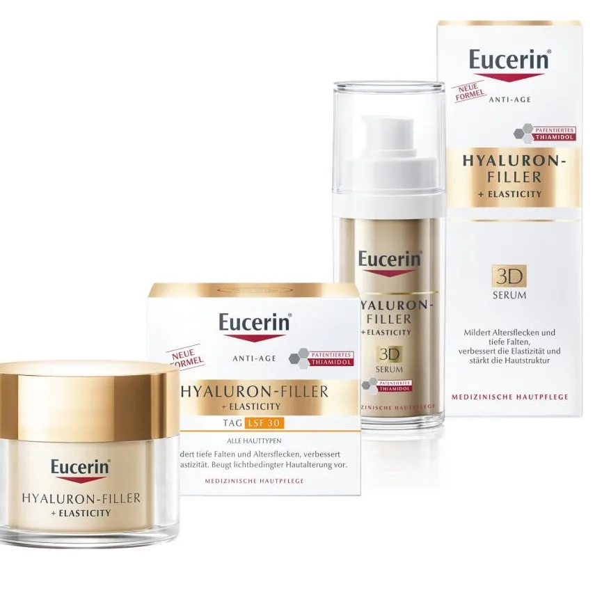 Eucerin Anti Age HYALURONFILLER + Elasticity Tagespflege & 3D Serum Set 1 Sparset
