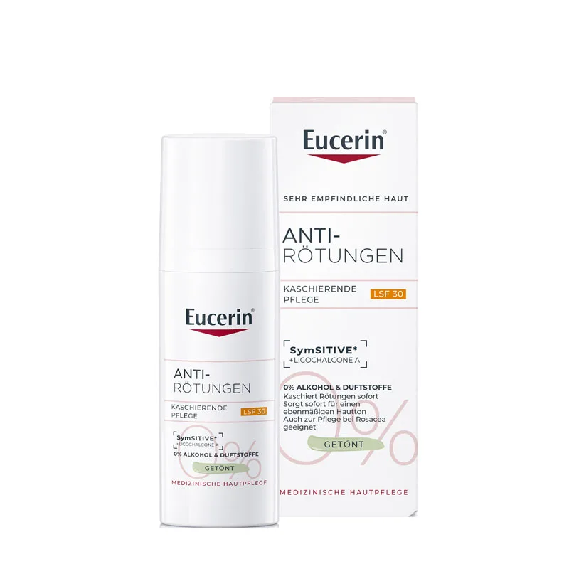 Eucerin Anti-Redness neutralisoiva päivävoide vihreillä pigmenteillä SPF 30 50 ml
