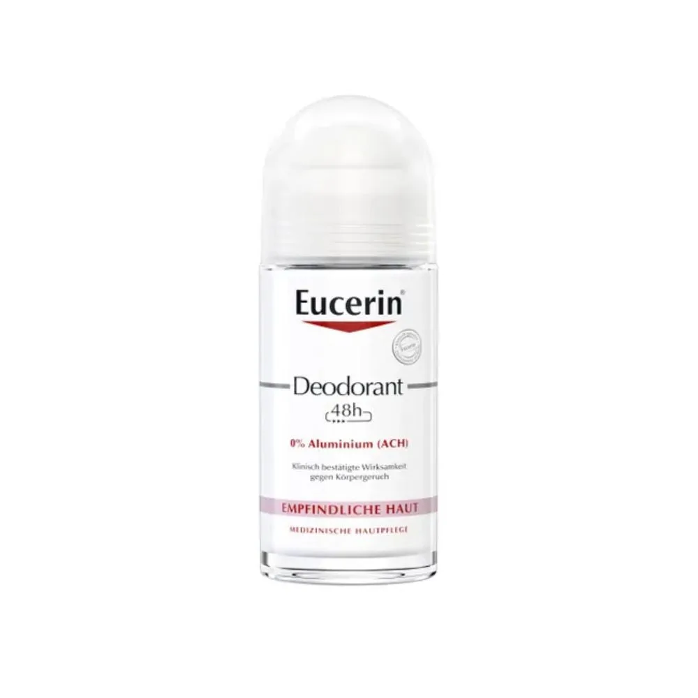 Eucerin Deodorant 48h Roll-on für empfindliche Haut, 50 ml Lösung