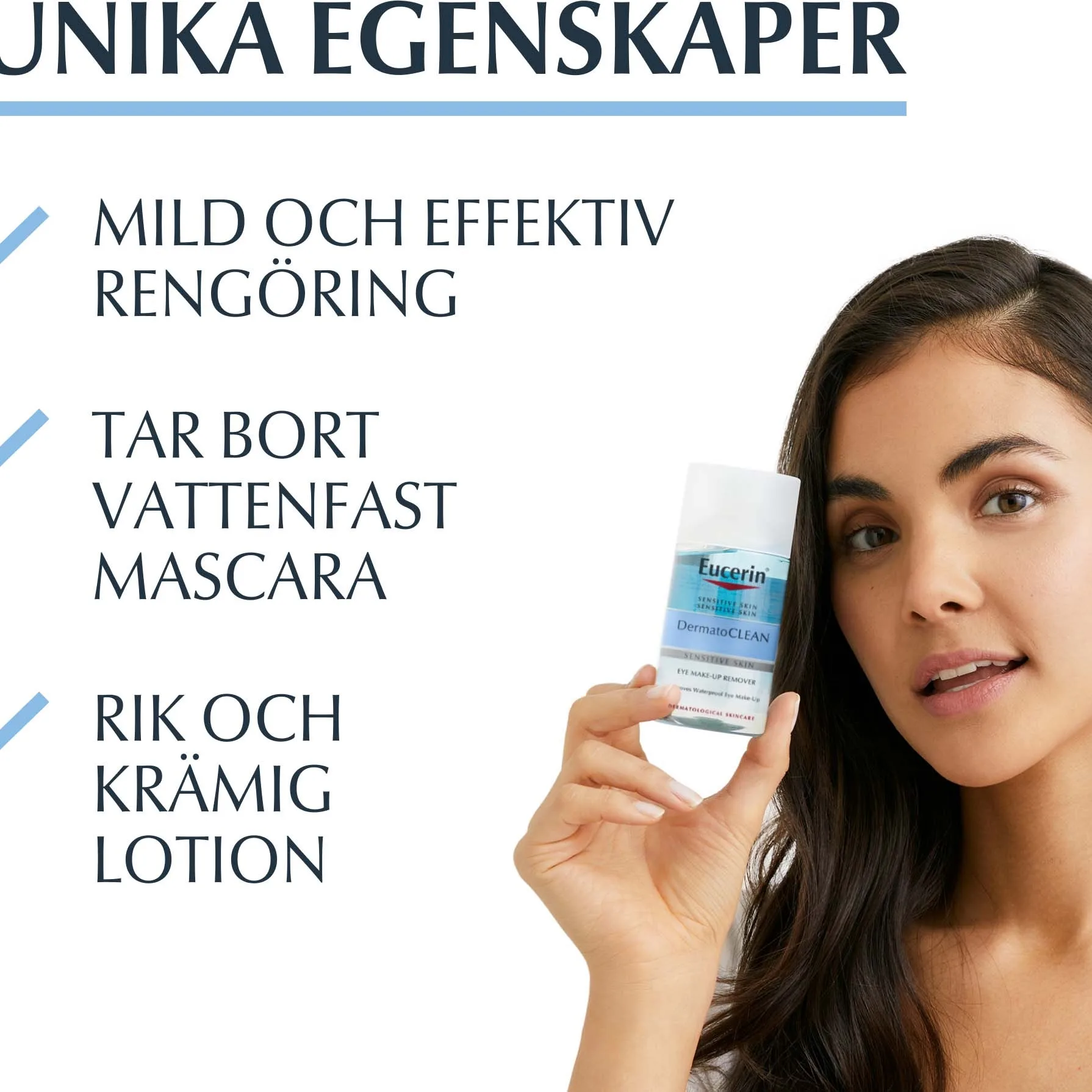 Eucerin Dermatoclean eye make-up remover 125 ml