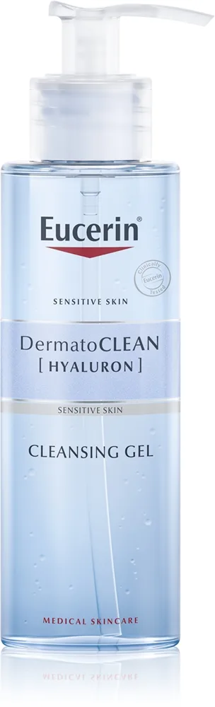Eucerin DermatoClean Ansigts rensegel med fugtgivende virkning 200 ml