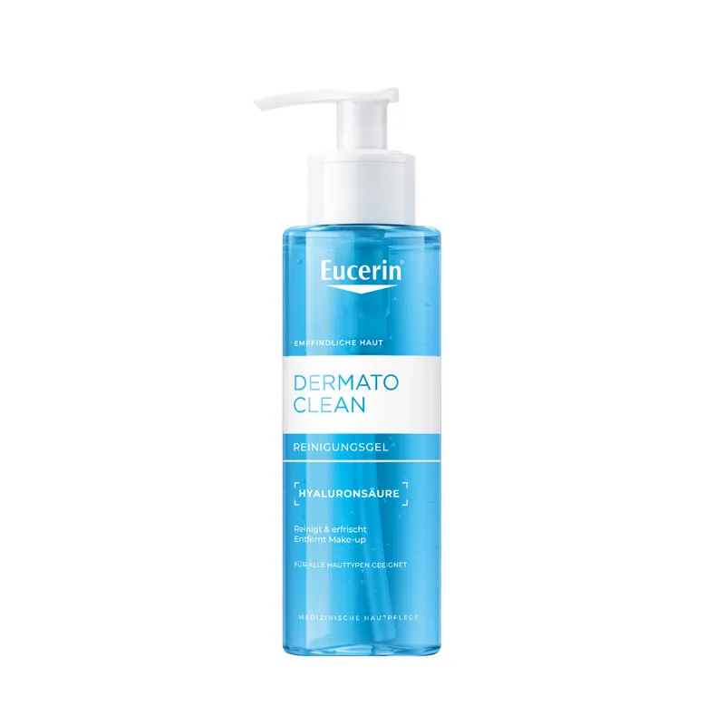 Eucerin DermatoClean Reinigungsgel für das Gesicht mit feuchtigkeitsspendender Wirkung 200 ml