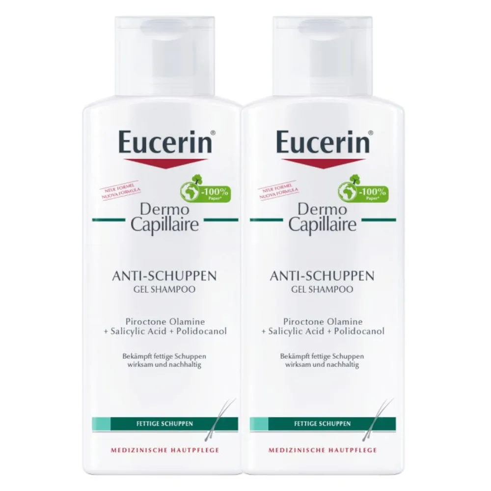 Eucerin Dermo Capillaire ANTI-SCHUPPEN 2X250 ml Shampoo