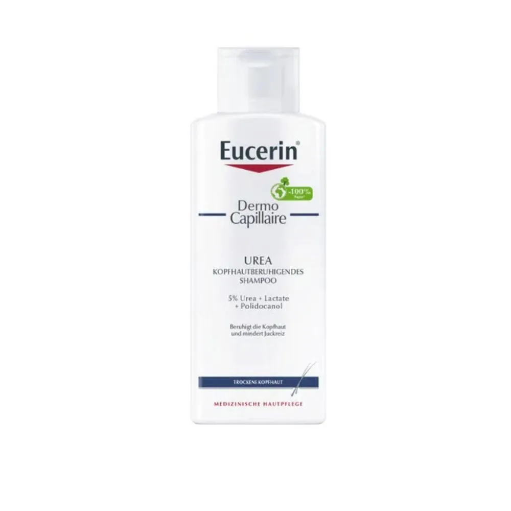 Eucerin DermoCapillaire kopfhautberuhigendes Urea Shampoo, 250 ml Shampoo