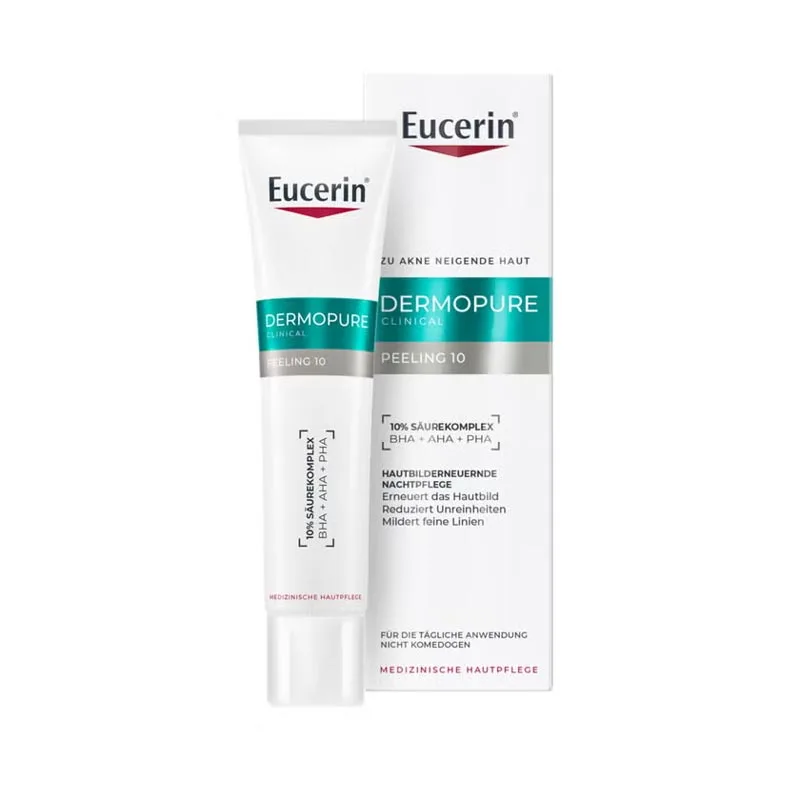 Eucerin DERMOPURE CLINICAL PEELING 10 40 ml Nachtcreme