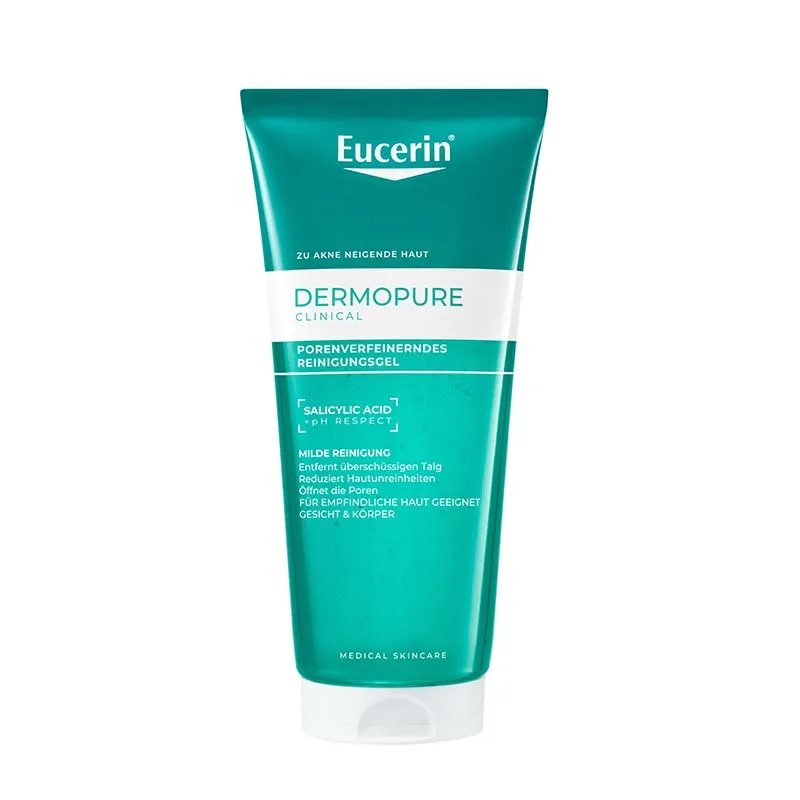 Eucerin DERMOPURE CLINICAL PORENVERFEINERNDES REINIGUNGSGEL 200 ml Gel