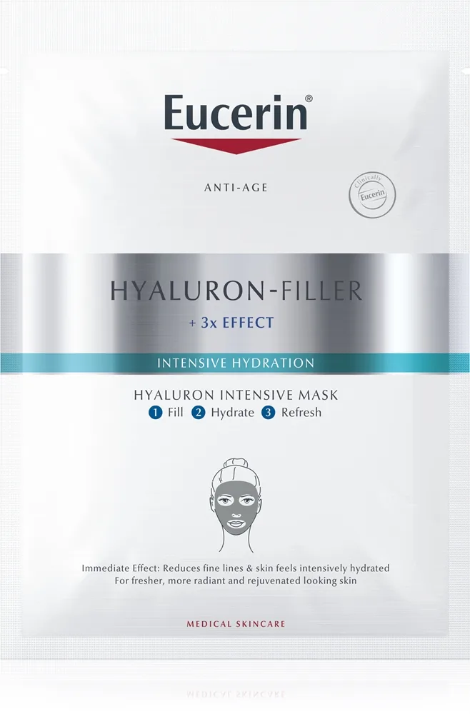 Eucerin Hyaluron-Filler + 3x Effect intensiv mask med hyaluronsyra 1 st.