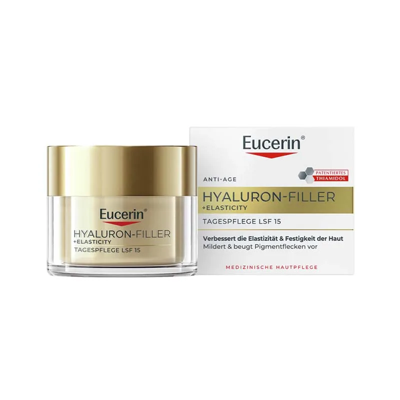 Eucerin HYALURON FILLER + ELASTICITY Anti Aging Tagespflege mit LSF 15 50 ml Creme