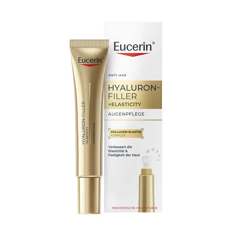Eucerin HYALURON FILLER + ELASTICITY Augenpflege LSF 20 15 ml Augencreme
