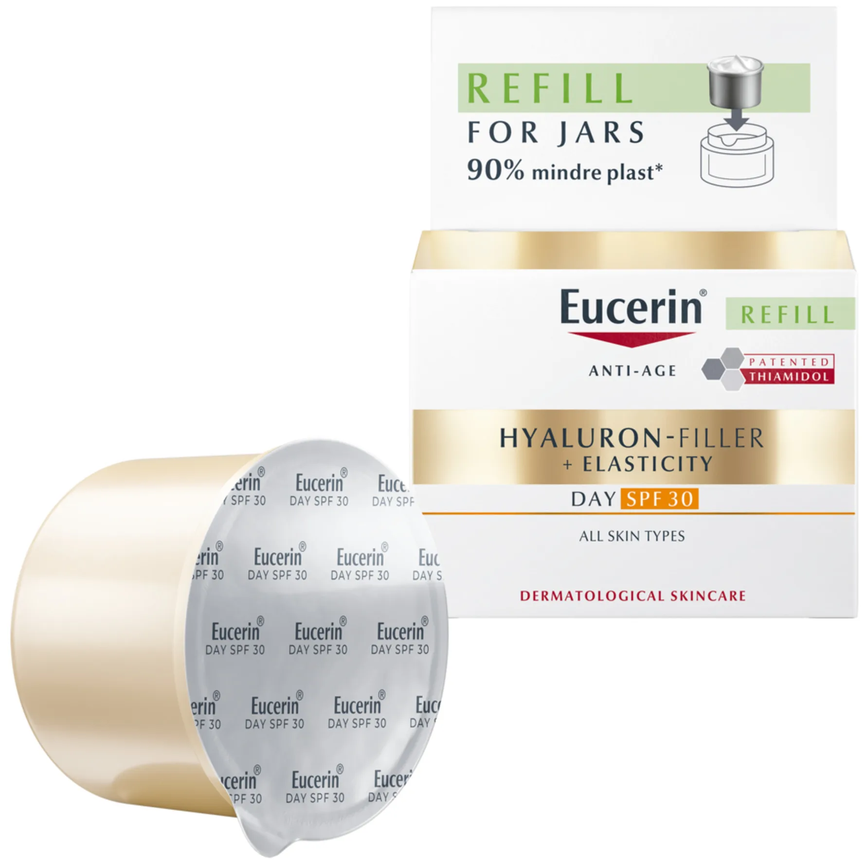 Eucerin Hyaluron-Filler +Elastictiy Day Care SPF 30 Refill 50 ml