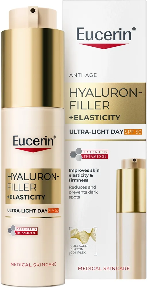 Eucerin Hyaluron-Filler + Elasticity Lätt dagkräm SPF 50 50 ml