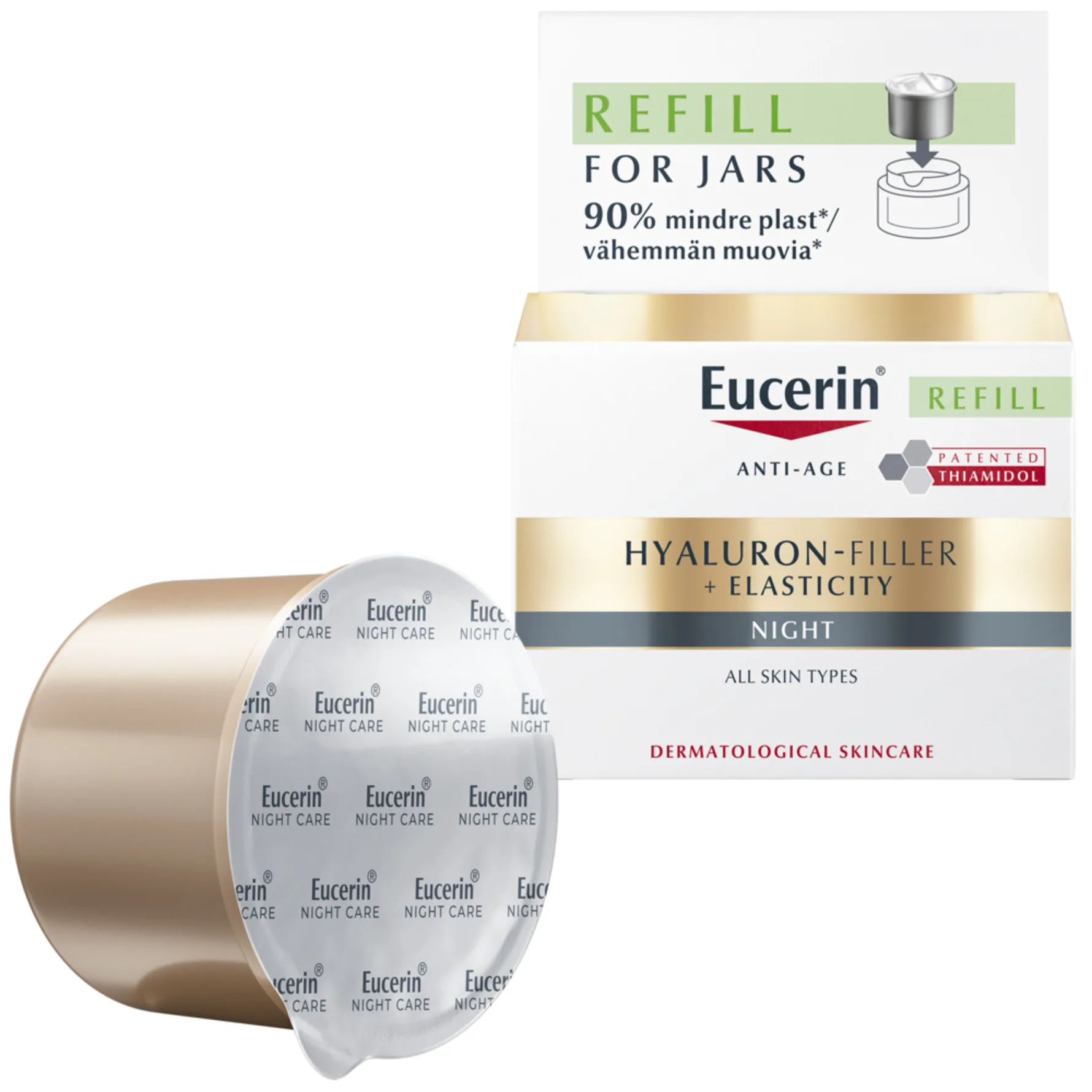 Eucerin Hyaluron-Filler +Elastictiy Night Care Refill 50 ml
