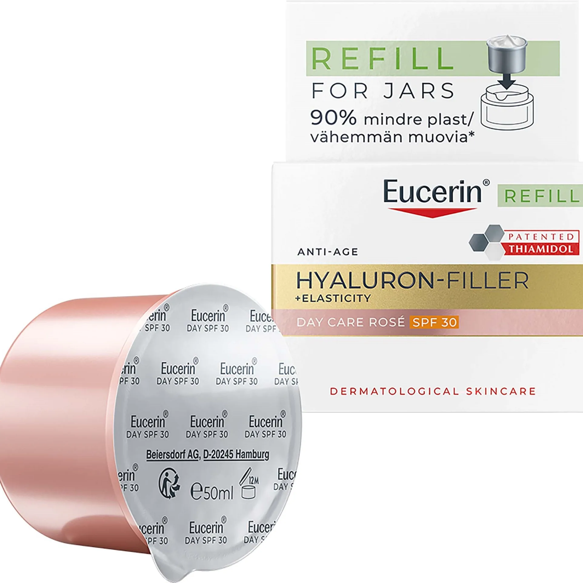 Eucerin Hyaluron-Filler +Elastictiy Day Care Rosé SPF30 Refill 50 ml