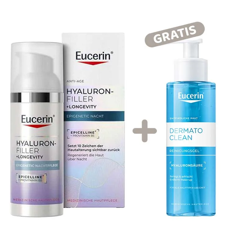 Eucerin HYALURON-FILLER + LONGEVITY EPIGENETIC NACHT 50 ml Nachtcreme