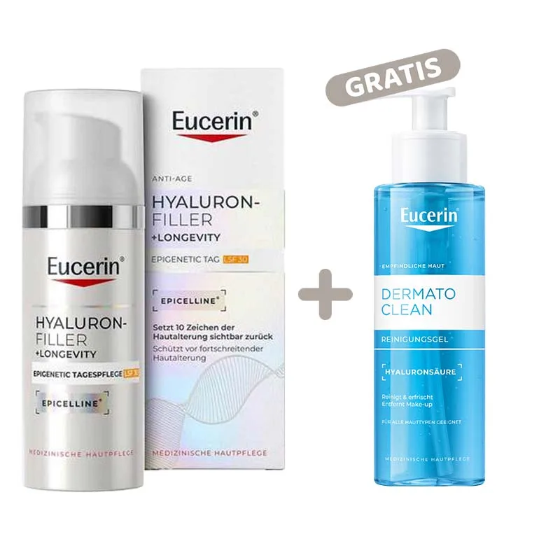 Eucerin HYALURON-FILLER + LONGEVITY EPIGENETIC TAG LSF 30 50 ml Creme