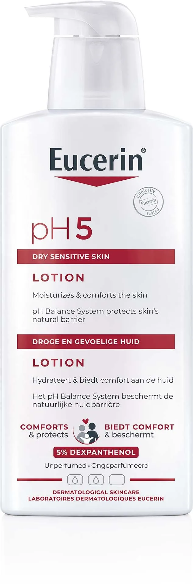 Eucerin pH5 Lotion Unperfumed - 400 ml.