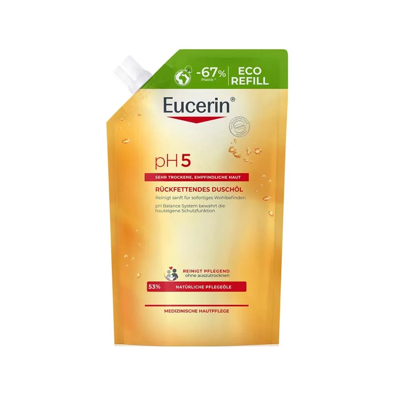 Eucerin pH5 Rückfettendes Duschöl Nachfüllpack 400 ml Duschgel