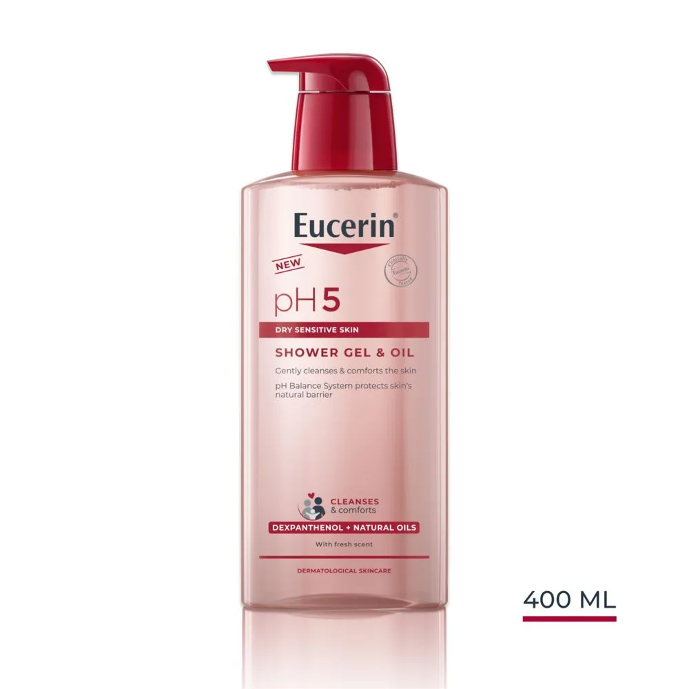 Eucerin ph5 shower gel & oil 400 ml