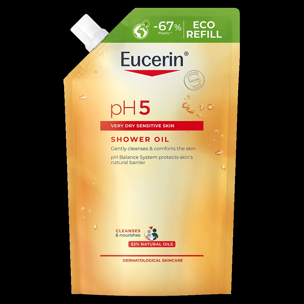 Eucerin pH5 Shower oil refill parfymerad 400 ml