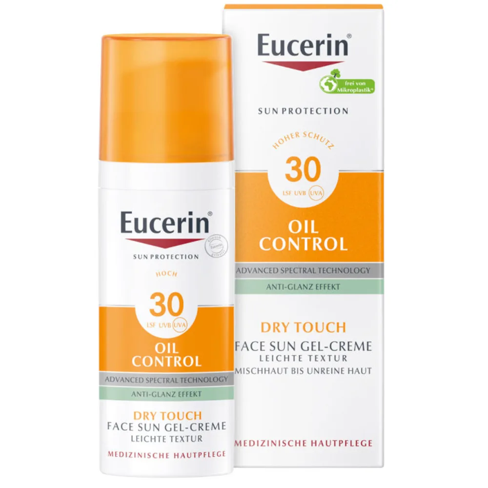 Eucerin SUN OIL CONTROL DRY TOUCH FACE SUN GEL-CREME LEICHTE TEXTUR LSF 30 50 ml Creme