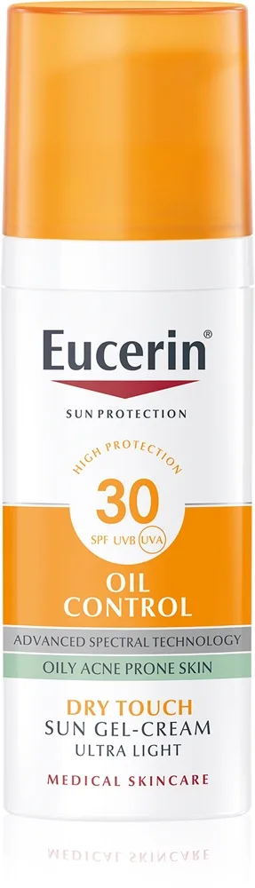 Eucerin Sun Oil Control Skyddande ansiktskräm-gel SPF 30 50 ml