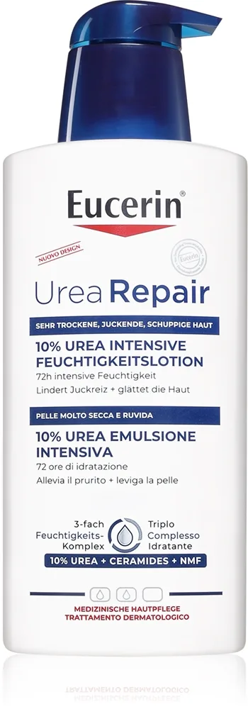 Eucerin UreaRepair PLUS Kropslotion Til tør og irriteret hud 10% Urea 250 ml