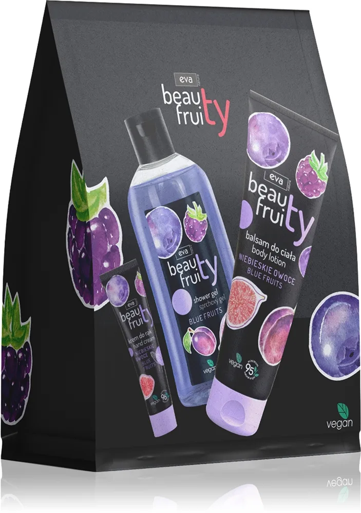 Eva Natura Beauty Fruity Blue Fruits Geschenkset für Hände und Körper