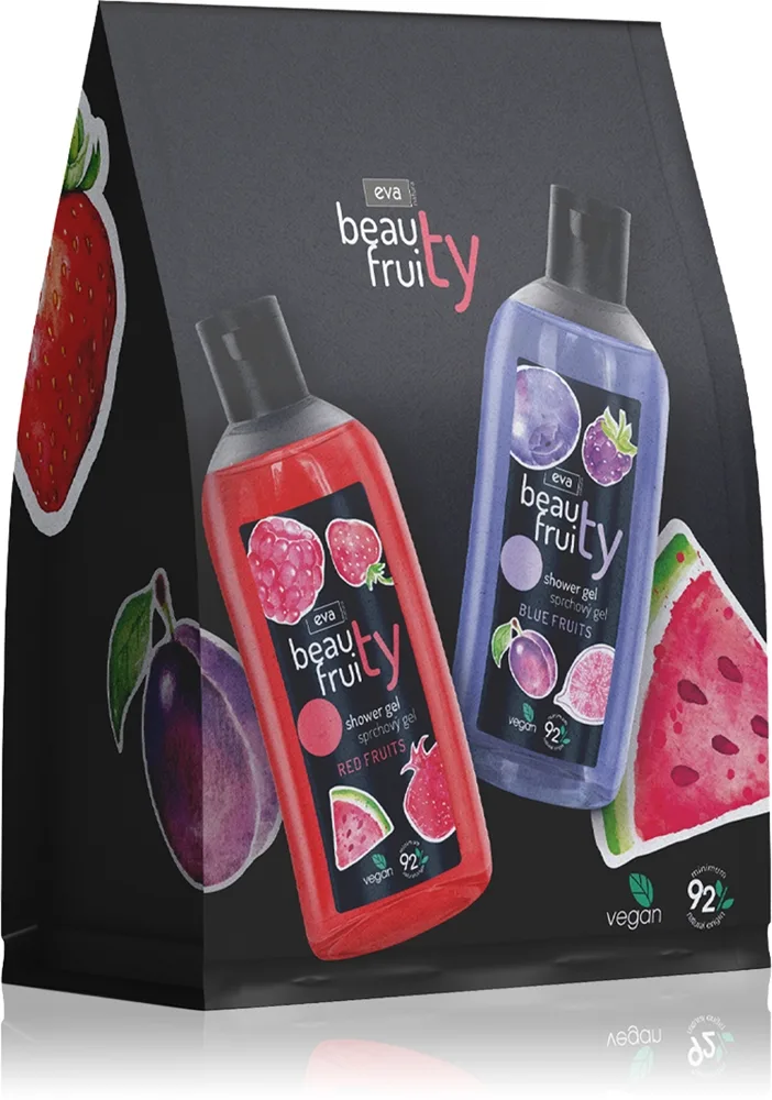 Eva Natura Beauty Fruity Red/Blue lahjasetti